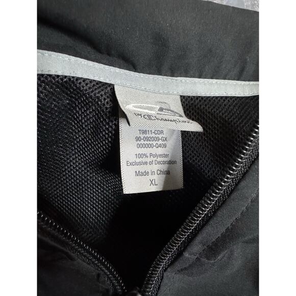 Champion Windbreaker XL Jacket Lightweight Full Zip Black Work Out Exercise Gym - Picture 7 of 7